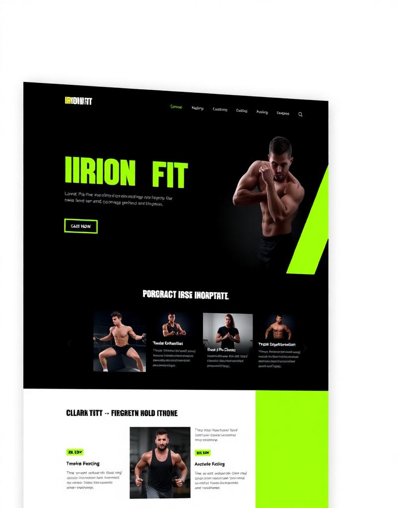 Maquette Iron Fit Club